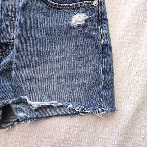 Everlane Denim Shorts Size 28 Blue Coastal Resort Minimalist Summer - Picture 5 of 6